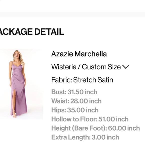 Azazie Satin Stretch Bridesmaid Dress - Picture 6 of 11